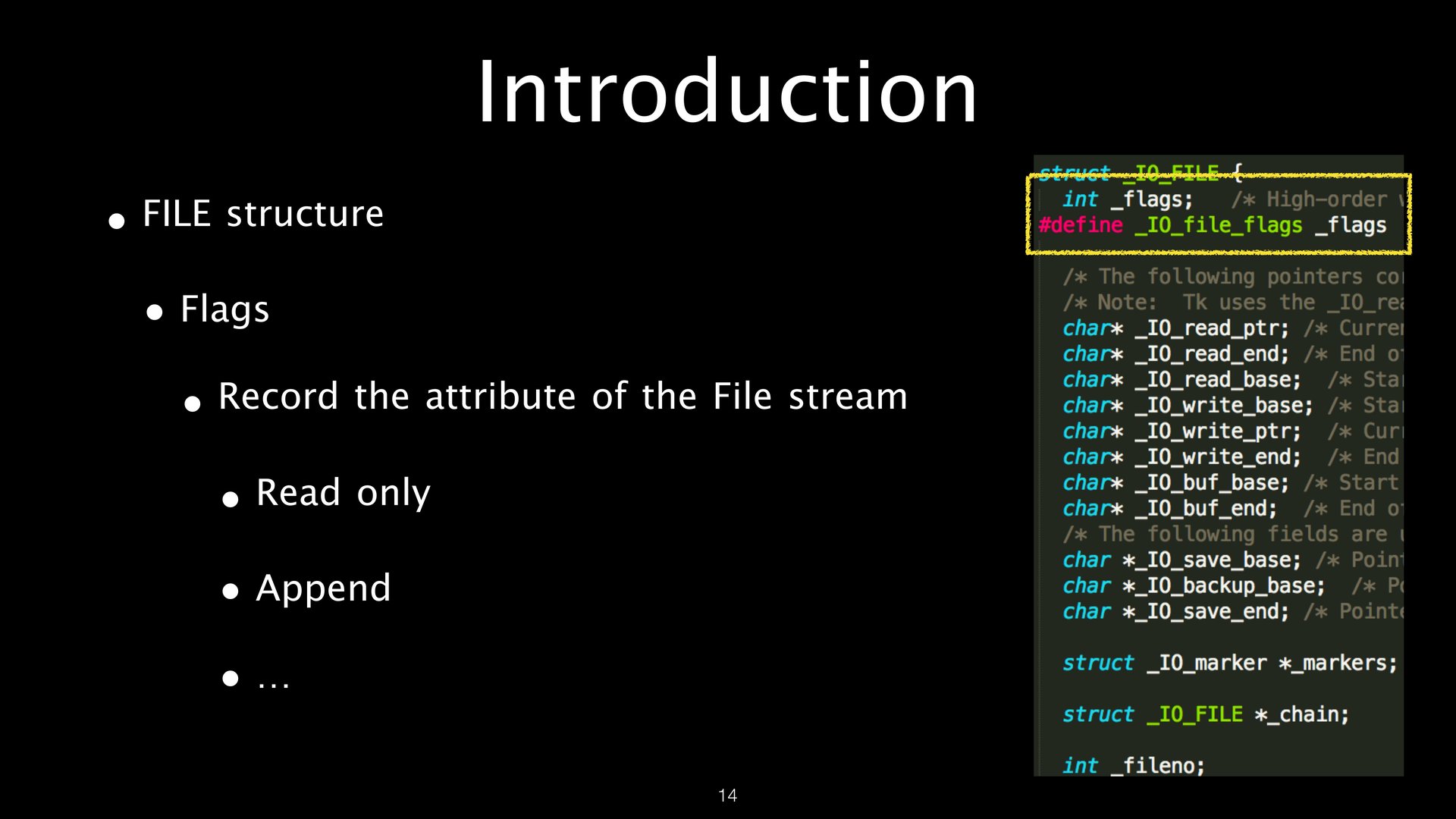 FILE Structures page 14